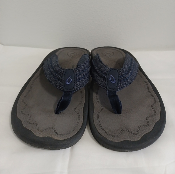 OluKai Other - Olukai men's Thong Sandals flip-flop navy-blue  size 14